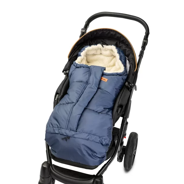 Sensillo vokelis vežimėliui, vilnonis, 3in1, 100-80&times;45, mėlynas, 8479 &ndash; nuotrauka 3