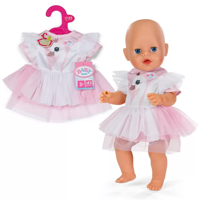 BABY BORN Suknelė &bdquo;Gulbė", 43 cm &ndash; nuotrauka 3