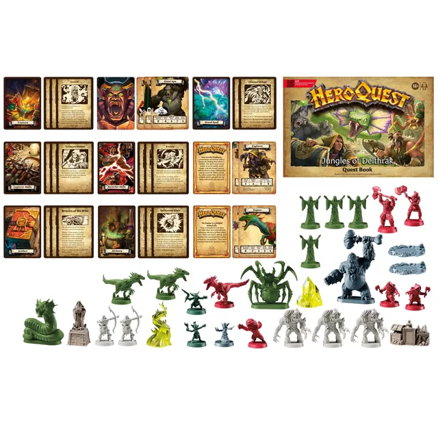 HASBRO GAMING HEROQUEST papildymo pakuotė &bdquo;Jungles of Delthrak&ldquo;, EN &ndash; nuotrauka 3