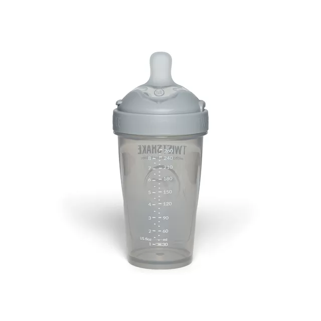 Twistshake buteliukas antikolikinis Pro Double 260ml pilkas 79026 &ndash; nuotrauka 3
