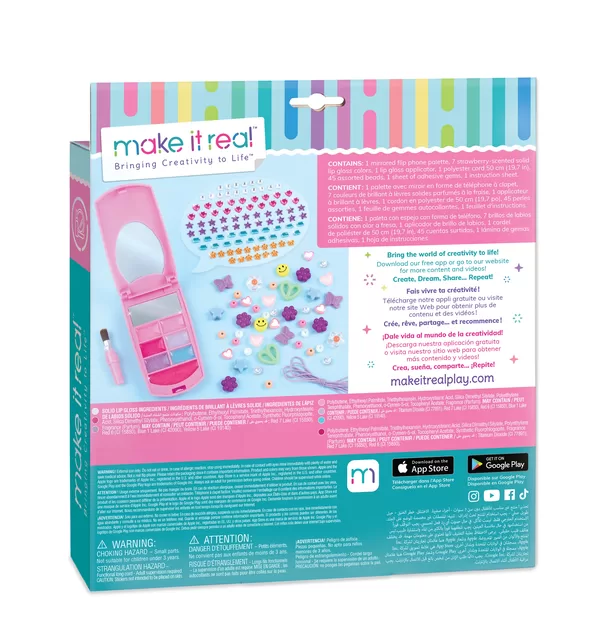 MAKE IT REAL Kūrybinis rinkinys su lūpų blizgiais &bdquo;Telefonas&ldquo; &ndash; nuotrauka 2