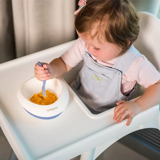BabyOno dubenėlis limpančiu dugnu + &scaron;auk&scaron;telis Nuo 6+ mėn., mėlyna, 1077 &ndash; nuotrauka 9