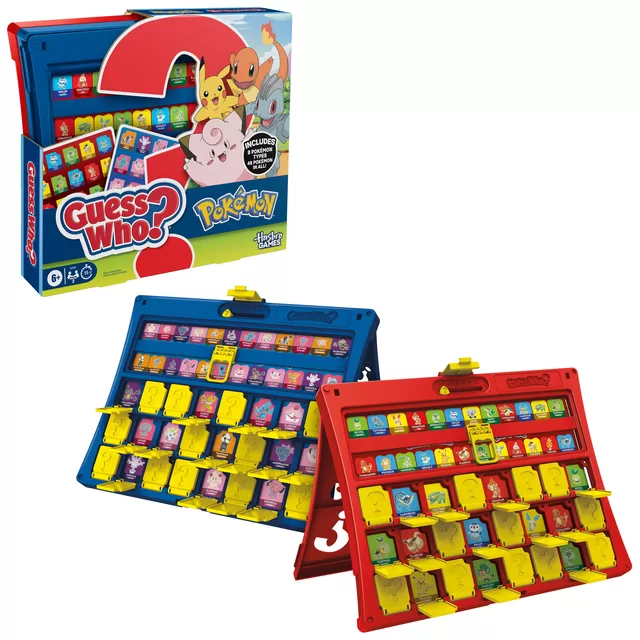 HASBRO GAMING GUESS WHO POKEMON Stalo žaidimas, anglų k. &ndash; nuotrauka 5
