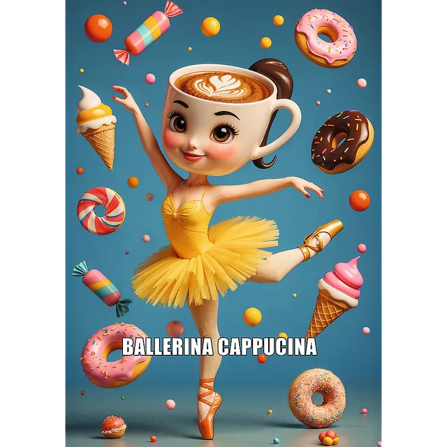 TREFL BRAINROT Dėlionė &bdquo;Ballerina Cappucina&ldquo;, 200 det. &ndash; nuotrauka 2