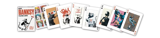 PIATNIK Žaidimo kortos &ldquo; More Banksy&ldquo; &ndash; nuotrauka 2