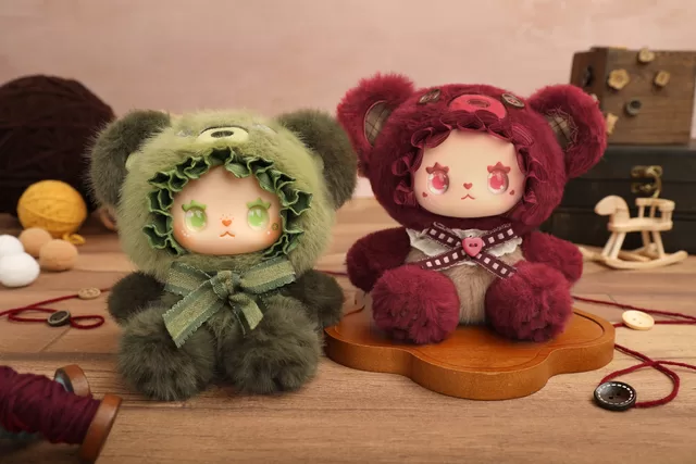 LUCKY EMMA Lovely Emma Pliu&scaron;inis raktų pakabukas-siurprizas - Bear Alliance Series &ndash; nuotrauka 12