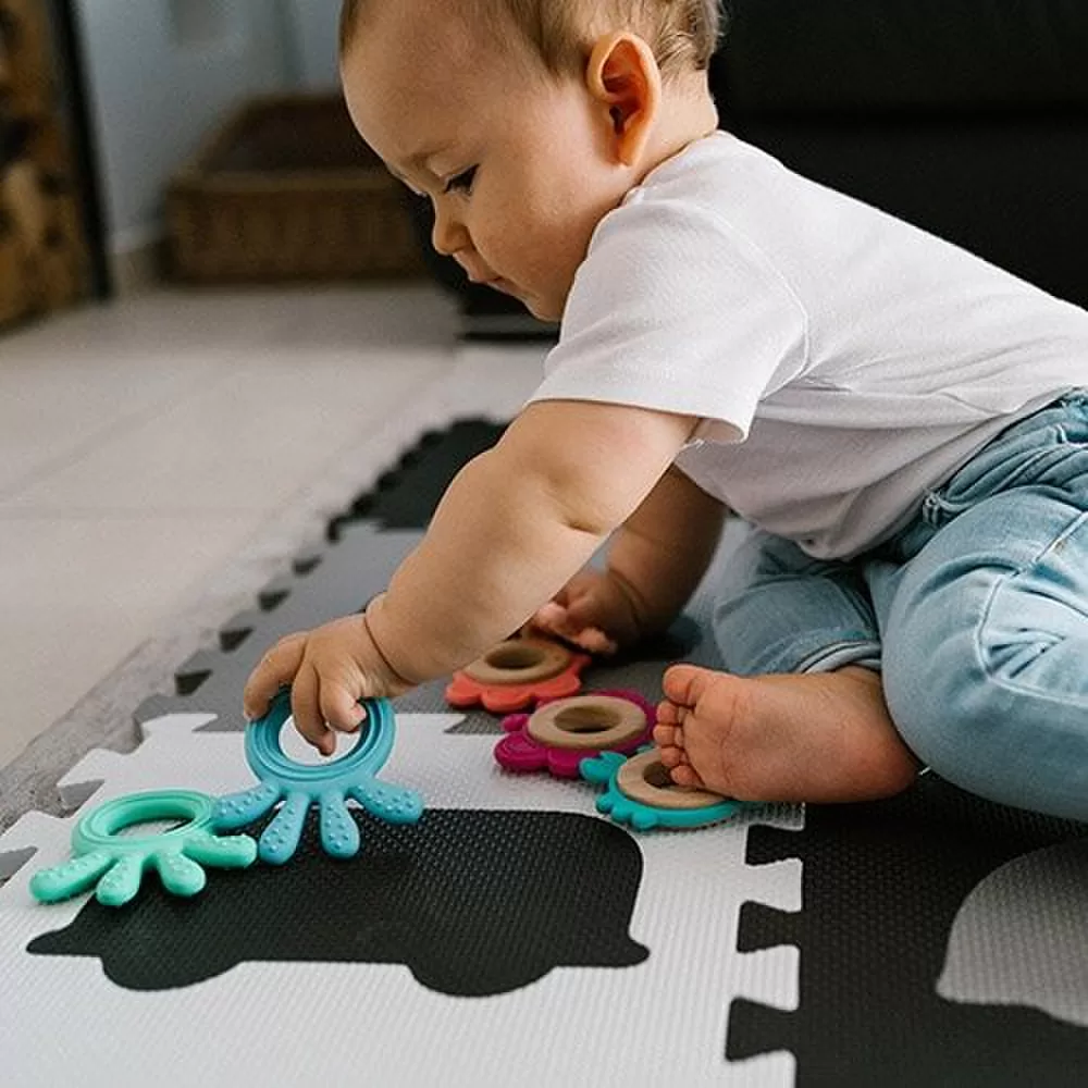 BabyOno kramtukas silikoninis a&scaron;tuonkojis mėlynas 826/03 &ndash; nuotrauka 6