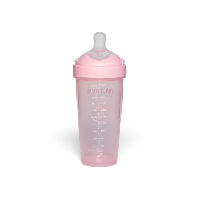 Twistshake buteliukas antikolikinis Pro Double 330ml rožinis 79040 &ndash; nuotrauka 3