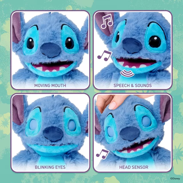 REAL FX STITCH Palm Puppetronic interaktyvus gyvūnėlis - Stitch &ndash; nuotrauka 3