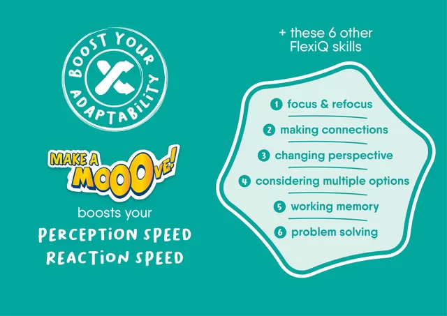 FLEXIQ Stalo žaidimas &bdquo;Make A Mooove&ldquo; &ndash; nuotrauka 6