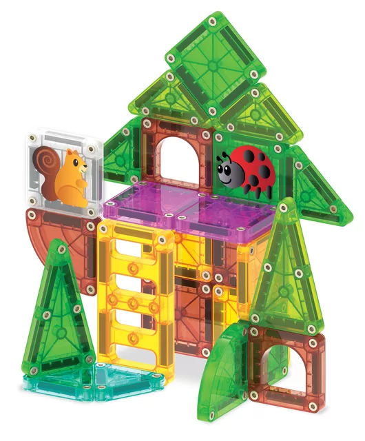 MAGNA-TILES MICROMAGS Kelioninis konstruktorius &bdquo;Treehouse&ldquo;, 24 det. &ndash; nuotrauka 3