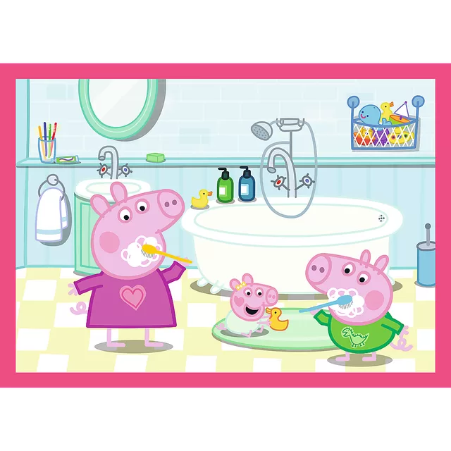 TREFL PEPPA PIG 4 dėlionių rinkinys &bdquo;Kiaulytė Pepa&ldquo; &ndash; nuotrauka 3