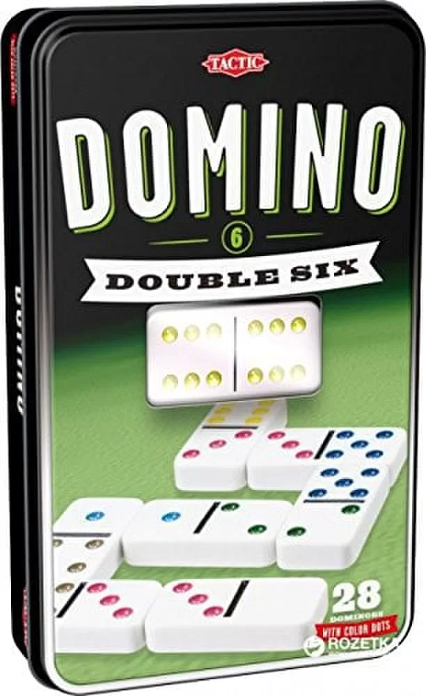 TACTIC Žaidimas &bdquo;Domino Double 6" &ndash; nuotrauka 5