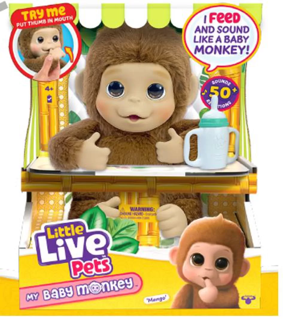 LITTLE LIVE PETS Interaktyvi bezdžionėlė &ndash; nuotrauka 2
