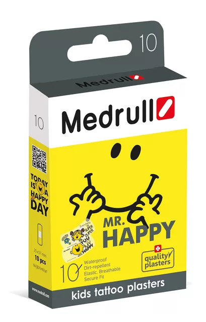 Medrull vaiki&scaron;ki pleistrai MR.HAPPY, 10 vnt. &ndash; nuotrauka 2