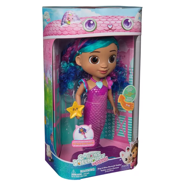 GABBY&acute;S DOLLHOUSE intercative toy Mermaid Doll &ndash; nuotrauka 2