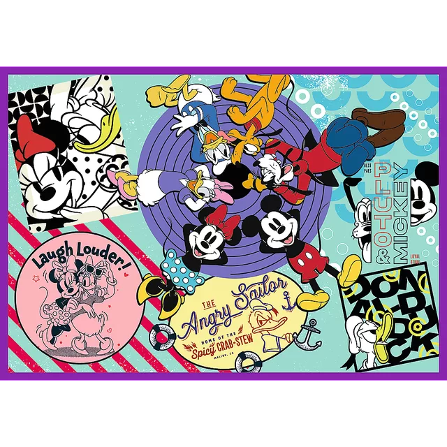 TREFL DISNEY MICKEY MOUSE 4x250 det. dėlionių rinkinys &ndash; nuotrauka 5