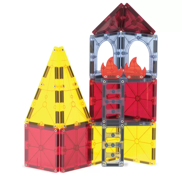 MAGNA-TILES Magnetinis konstruktorius &bdquo;Ugniagesių automobilis&ldquo;, 27 det. &ndash; nuotrauka 3