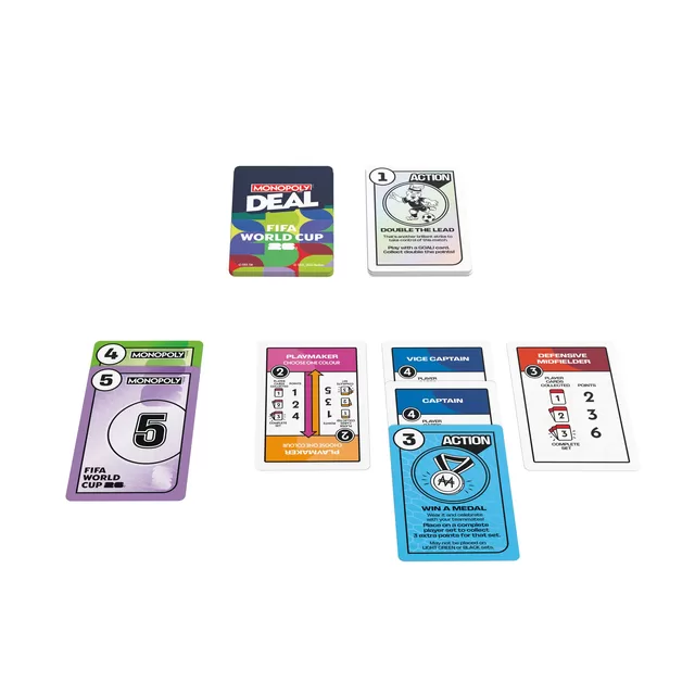 MONOPOLY Kortų žaidimas &bdquo; Deal FIFA&ldquo;, EN &ndash; nuotrauka 2