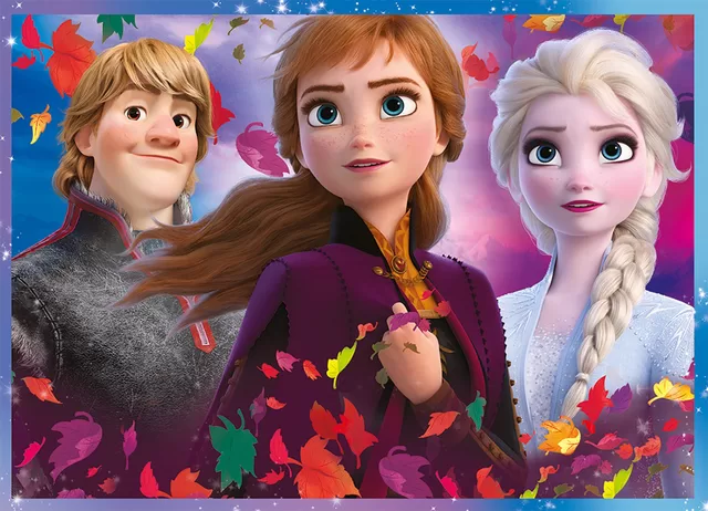 FROZEN TREFL 4 dėlionių rinkinys &bdquo;Ledo &scaron;alis 2&ldquo; &ndash; nuotrauka 2