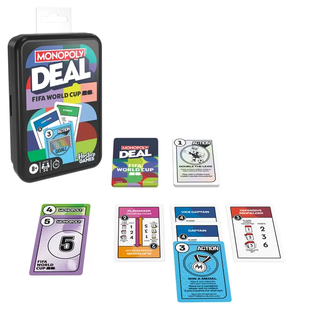 MONOPOLY Kortų žaidimas &bdquo; Deal FIFA&ldquo;, EN &ndash; nuotrauka 4