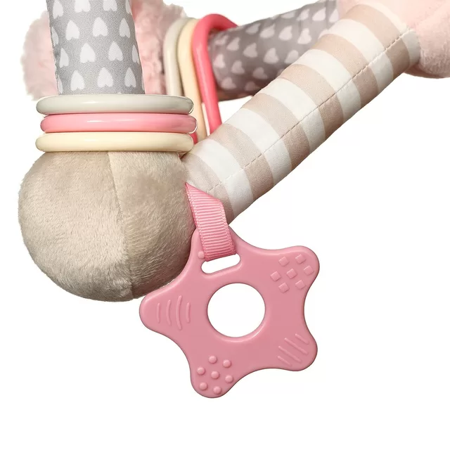 BabyOno lavinamasis žaislas piramidė rožinė 898/01 &ndash; nuotrauka 3