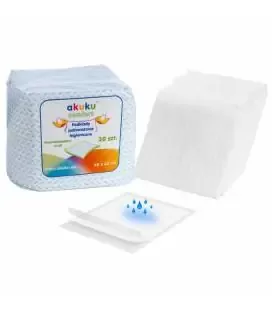Akuku kūdikio pervystymo paklotai COMFORT, 40x60, 30 vnt., A0377 &ndash; nuotrauka 2