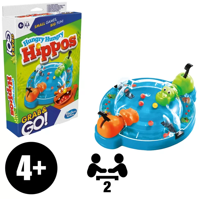 HASBRO GAMING &bdquo;Grab&Go&ldquo; kelioninis žaidimas &bdquo;Alkani begemotai&ldquo; &ndash; nuotrauka 5