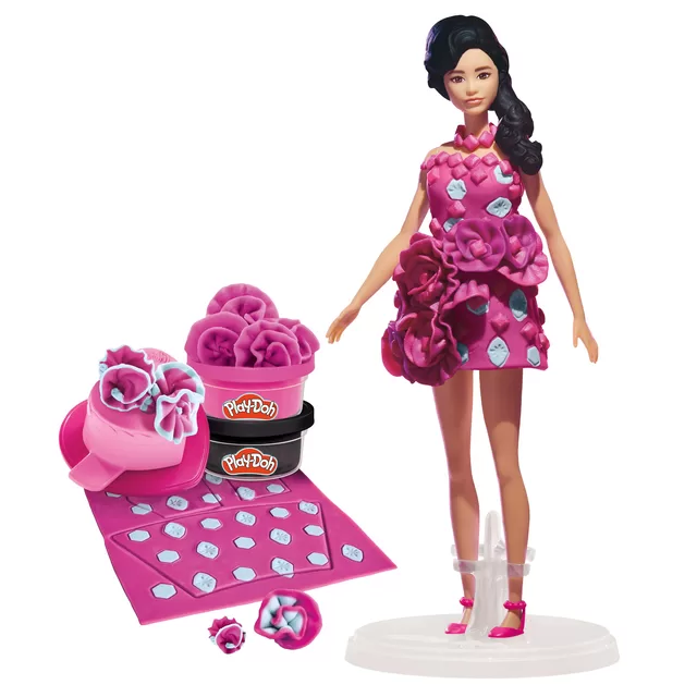 PLAY-DOH BARBIE Rinkinys &bdquo;Blizgučiai ir kaspinėliai&ldquo; &ndash; nuotrauka 3