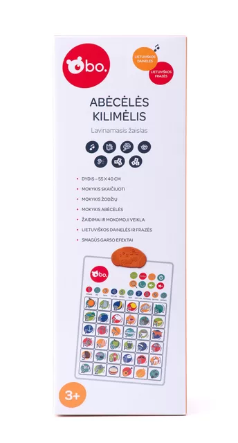 bo. Lavinamasis Žaislas - Abėcėlės Kilimėlis (Lietuvių kalba) &ndash; nuotrauka 2