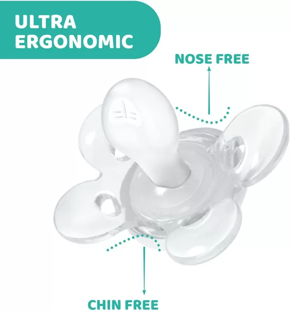 Chicco 0-6 mėn. ortodontinis žindukas su sterilizavimo dėklu, PHYSIO COMFORT, "Mum effect" silikono &ndash; nuotrauka 5