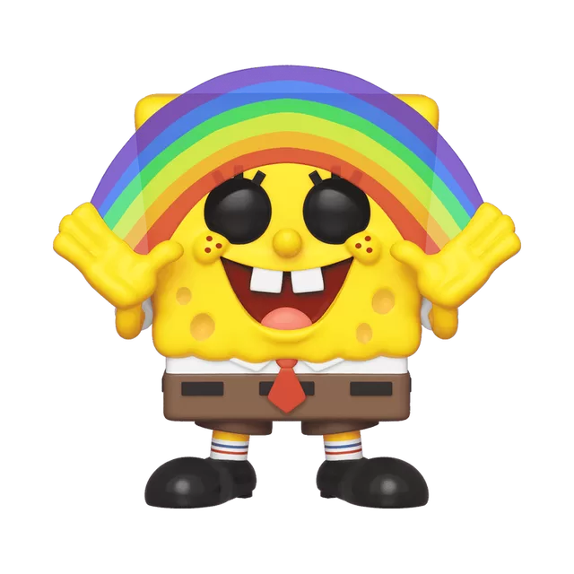FUNKO POP! Vinilinė figūrėlė: SpongeBob with Rainbow &ndash; nuotrauka 2