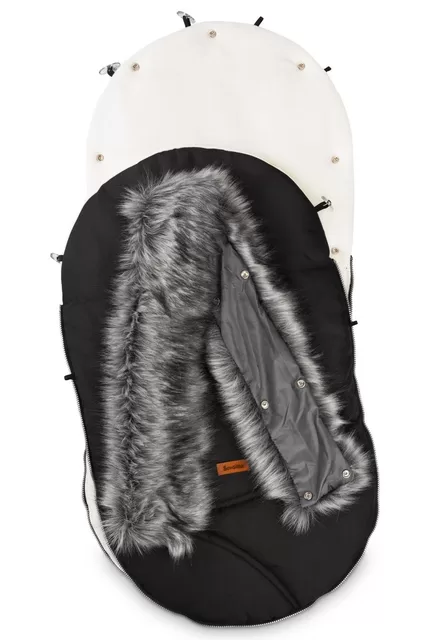 Sensillo vokelis vežimėliui, ESKIMO, 100x46, juodas, 8330 &ndash; nuotrauka 2