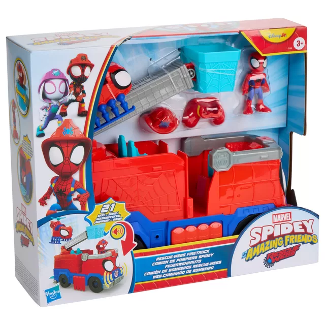 SPIDER-MAN SPIDEY AND HIS AMAZING FRIENDS Rinkinys &bdquo;Ugniagesių automobilis&ldquo; &ndash; nuotrauka 2