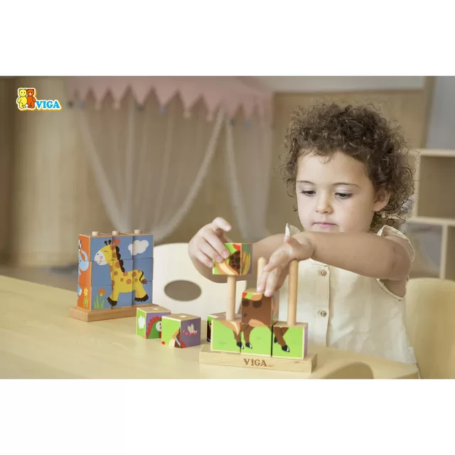 Viga Viga mediniai kubeliai ūkyje 24M+ 50833 50833 &ndash; nuotrauka 6