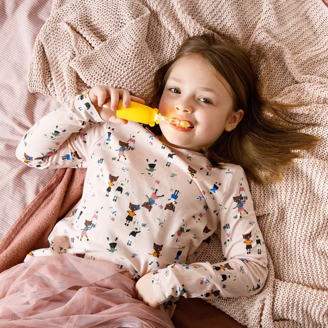 InnoGiO elektrinis dantų &scaron;epetėlis žirafa geltona GIO450-YELLOW &ndash; nuotrauka 6