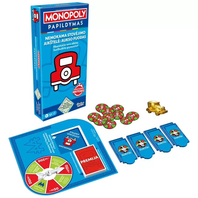 MONOPOLY Papildymas &bdquo;Nemokama stovėjimo aik&scaron;telė: aukso puodas&ldquo;, (lietuvių kalba) &ndash; nuotrauka 3