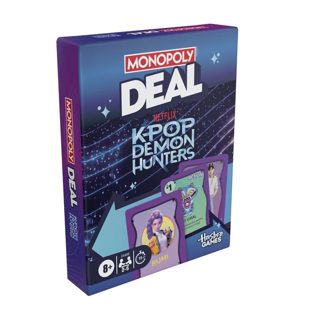 MONOPOLY Kortų žaidimas &bdquo; Deal: KPOP Demon hunters&ldquo;, EN &ndash; nuotrauka 2