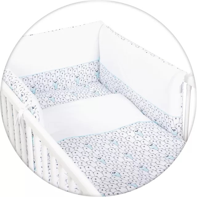 Cebababy CebaBaby patalynė 3 dalių panda - mėtinė, Jersey kolekcija &ndash; nuotrauka 3