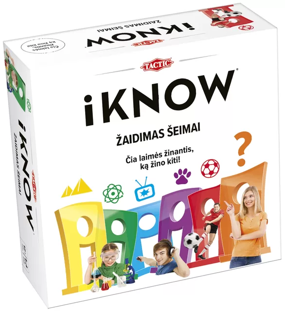 TACTIC Žaidimas &scaron;eimai &bdquo;A&scaron; žinau&ldquo; (Lietuvių kalba) &ndash; nuotrauka 2