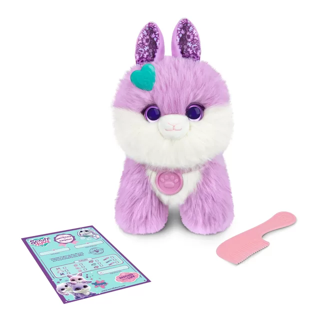 SCRUFF-A-LUVS pliu&scaron;inis gyvūnėlis, zuikis &ndash; nuotrauka 7