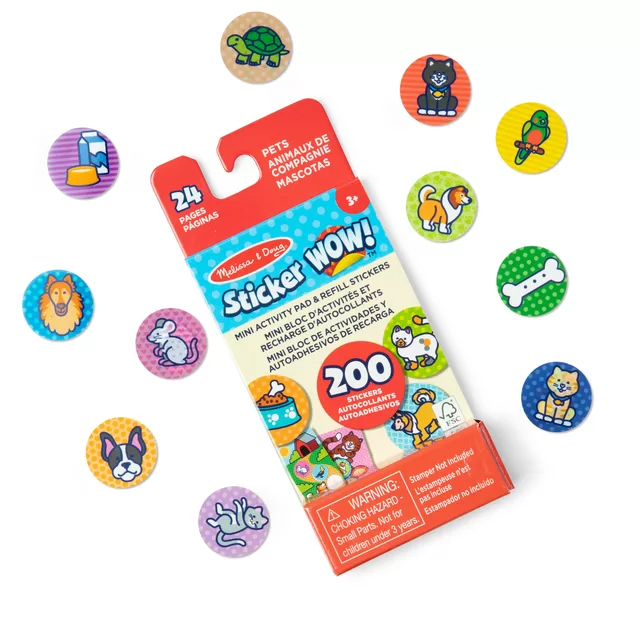 MELISSA & DOUG STICKER WOW! Lipdukai &bdquo;Augintinis&ldquo; &ndash; nuotrauka 2