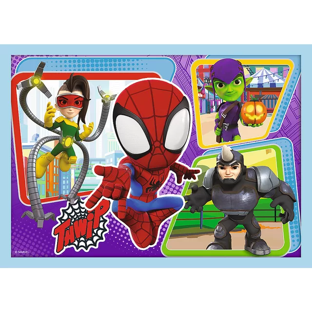 SPIDER-MAN TREFL 12+24+20+15 dėlionių rinkinys &bdquo;Spidey&ldquo; &ndash; nuotrauka 5