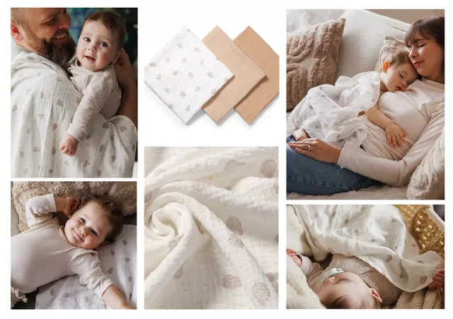 BabyOno vystyklai medvilniniai 3 vnt rudas 828/02 828/02 &ndash; nuotrauka 6