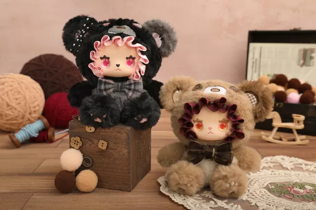 LUCKY EMMA Lovely Emma Pliu&scaron;inis raktų pakabukas-siurprizas - Bear Alliance Series &ndash; nuotrauka 11