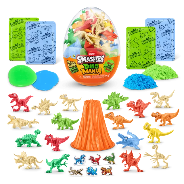SMASHERS Kiau&scaron;inis siurprizas &bdquo;Dino Mania&ldquo; &ndash; nuotrauka 2