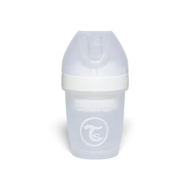 Twistshake buteliukas antikolikinis Pro Double 180ml baltas 79011 &ndash; nuotrauka 4