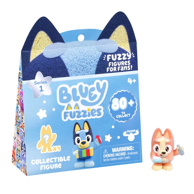 MOOSE BLUEY Figūrėlė FUZZIES, 5 cm &ndash; nuotrauka 2