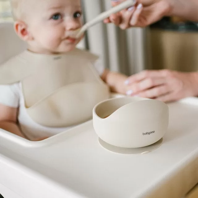 BabyOno lėk&scaron;tutė silikoninė neslystanti kreminė 1481/04 &ndash; nuotrauka 6