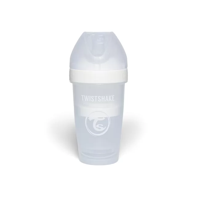 Twistshake buteliukas antikolikinis Pro Double 260ml baltas 79027 &ndash; nuotrauka 4